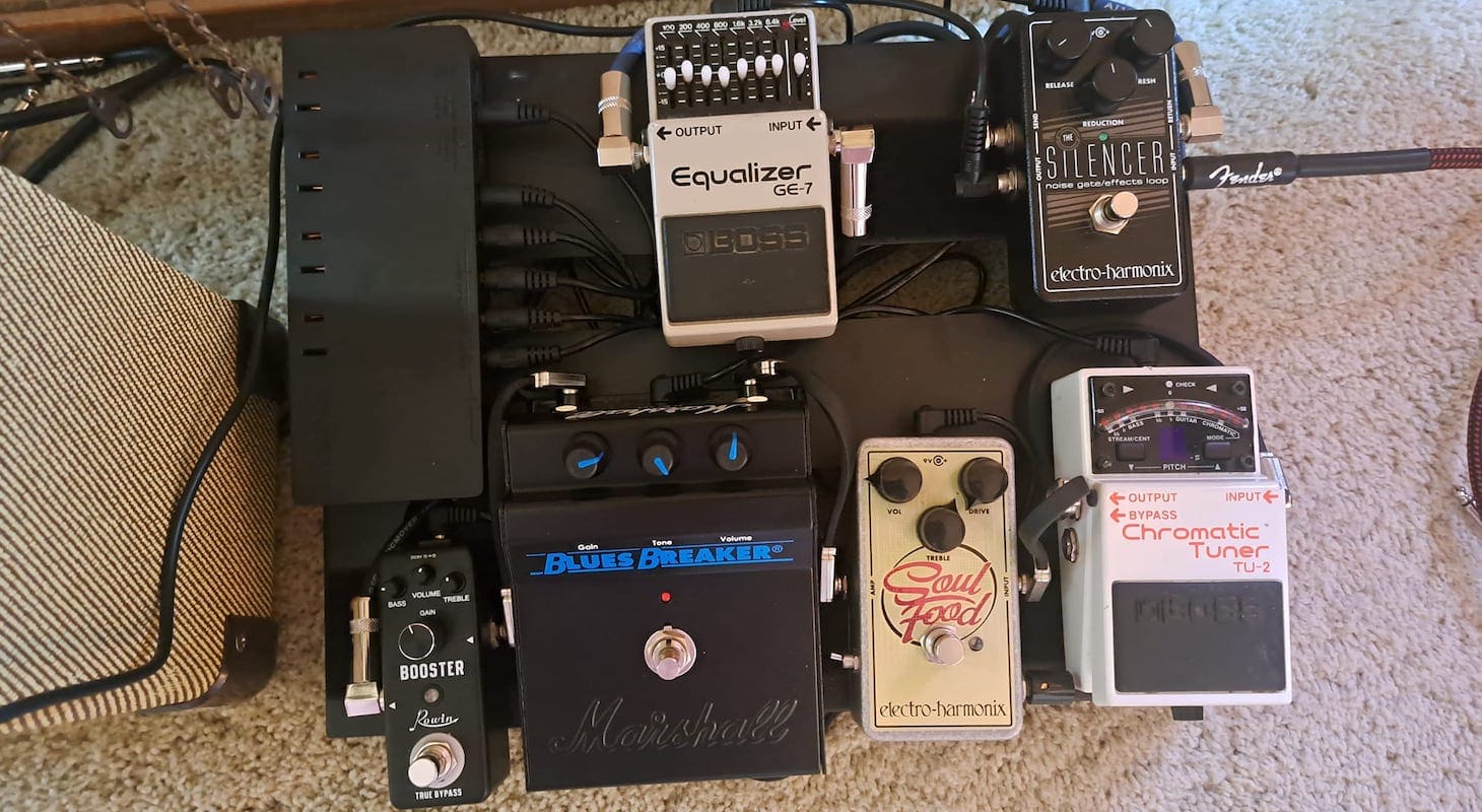 Marshall BluesBreaker on my pedalboard